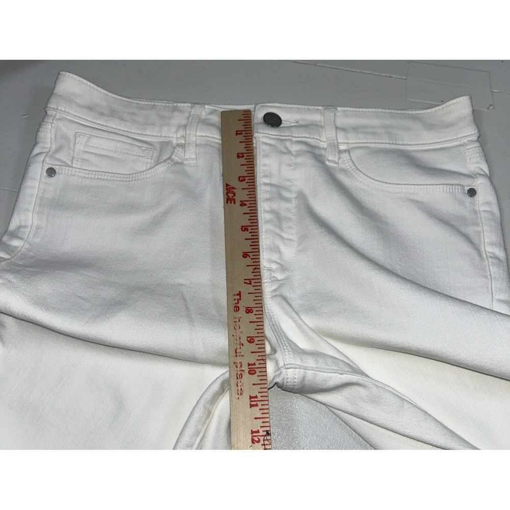Athleta Sculptek Ultra Skinny High Rise Denim Jeans White Womens 10 - Picture 7 of 7